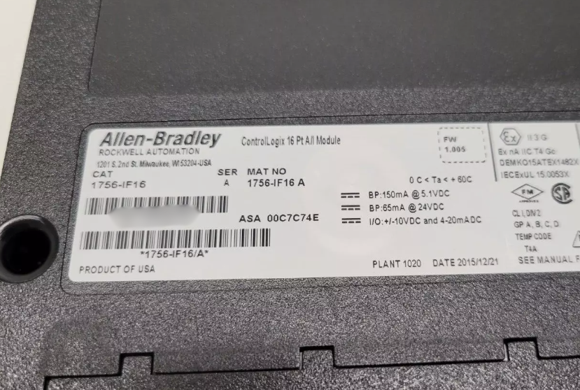 1756-IF16 Allen Bradley